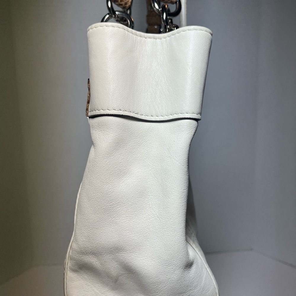 Coach Penelope White Leather Satchel F16531 - Picture 2 of 14
